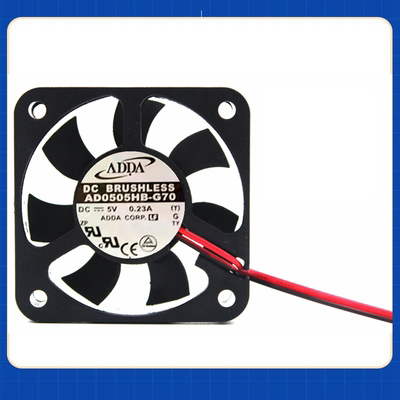 Original ADDA AD0505HB-G70 Cooling Fan DC 5V 0.23A 2-wires AD0505HB-G70 Fans